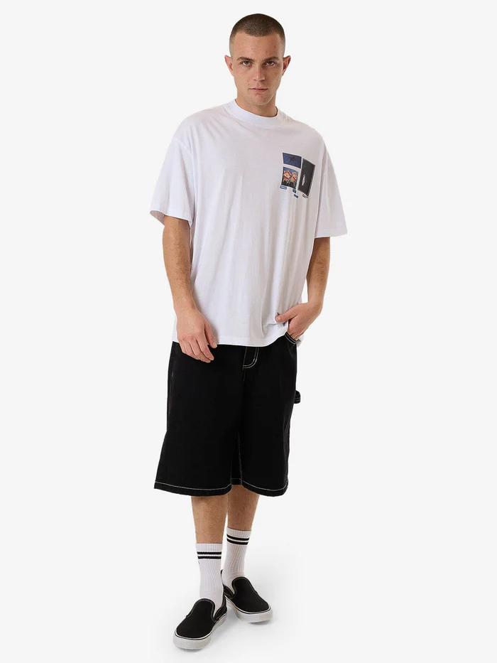 Camiseta Thrills Come & Believe Box Fit White – foto 5