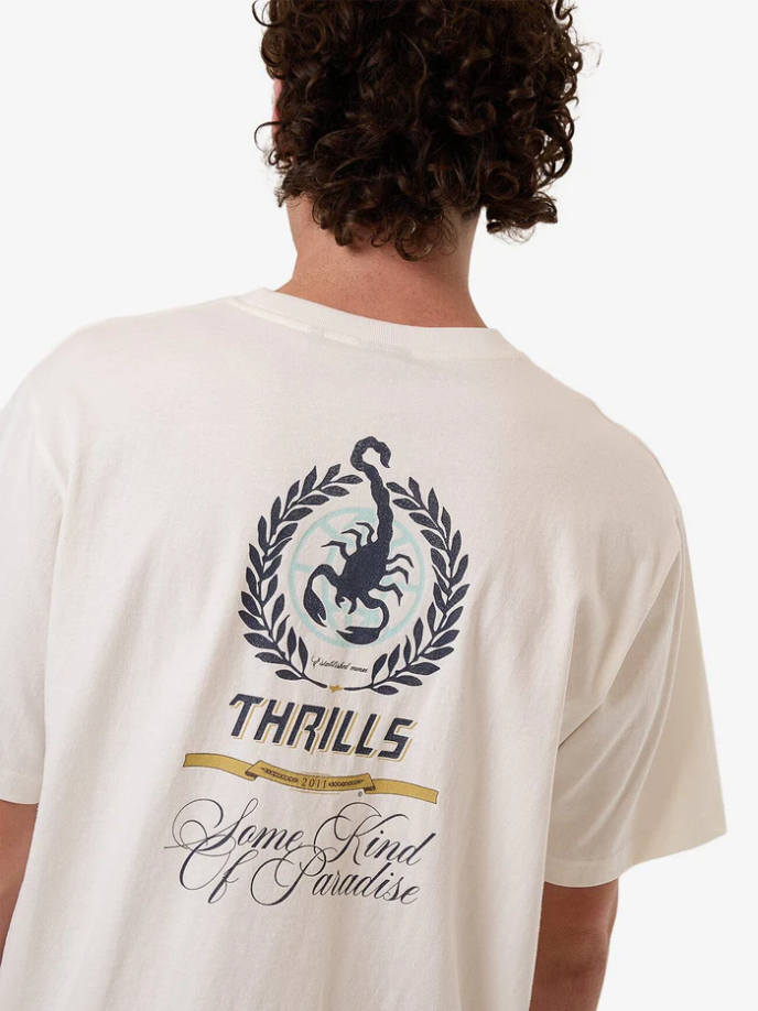 Camiseta Thrills Especially For You Dirty White – foto 7