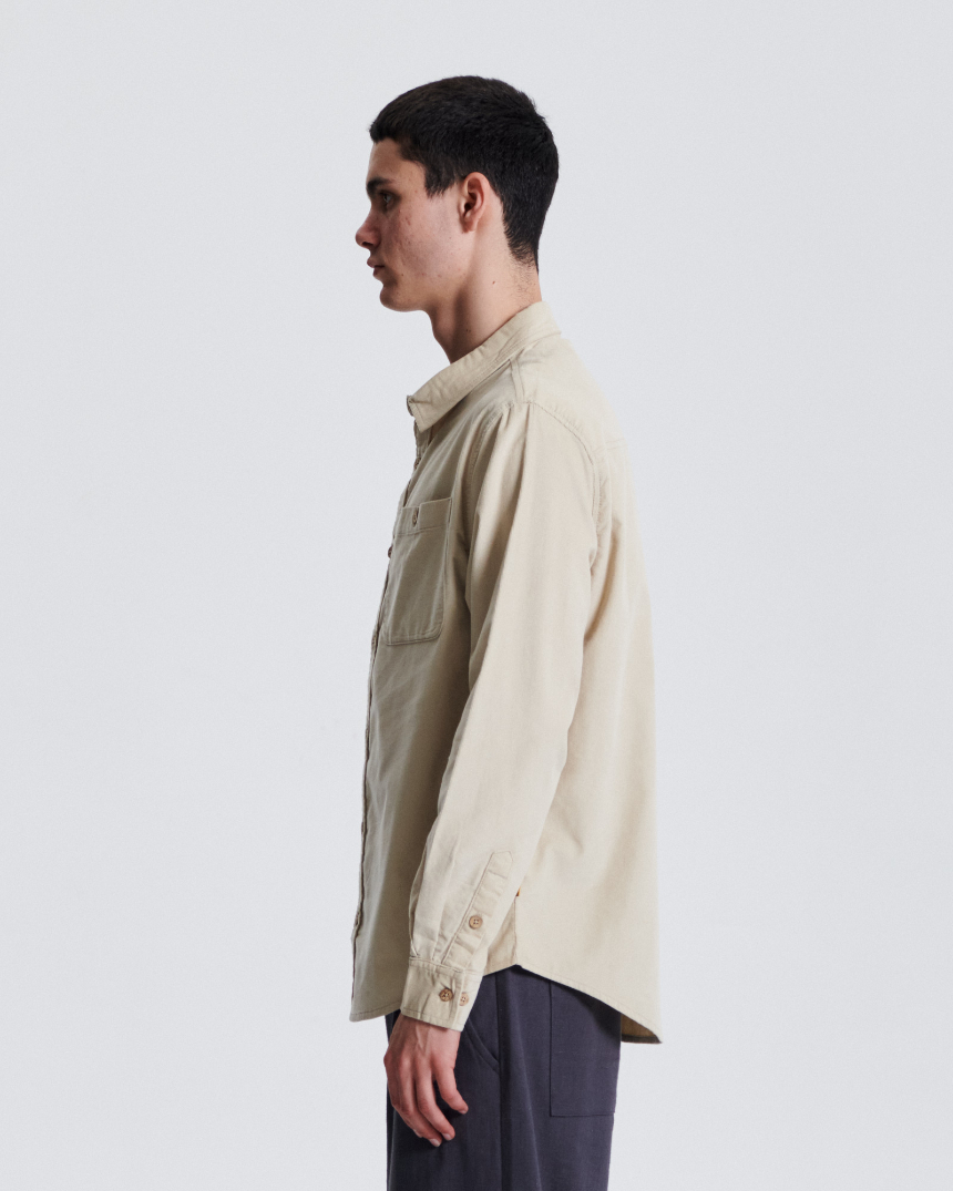 Camisa TCSS M/L Quantum Cord Ecru – foto 3