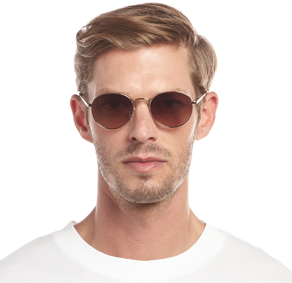 Lentes Le Specs Lost Legacy Gold Brown Mono Polarized – foto 5