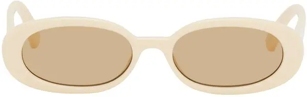 Lentes Le Specs Outta Love Off White