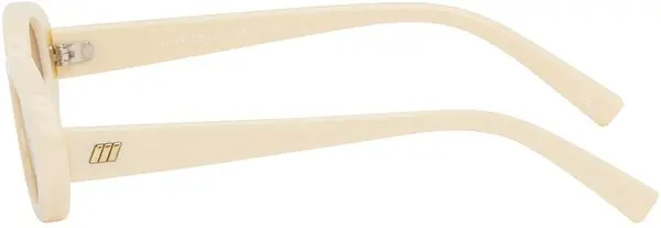 Lentes Le Specs Outta Love Off White – foto 3