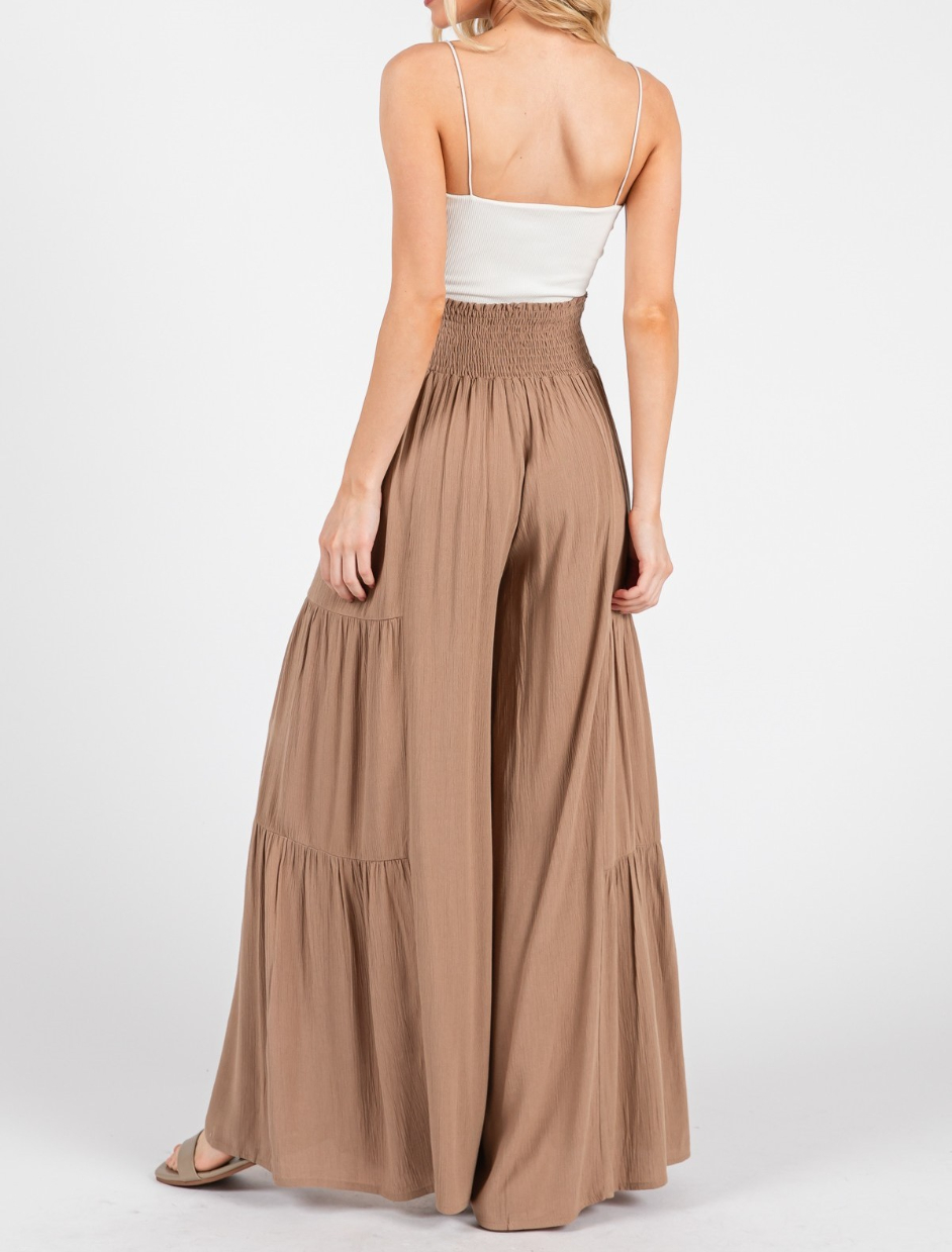 Pantalon Boho Ruffle Hemming Desert – foto 2