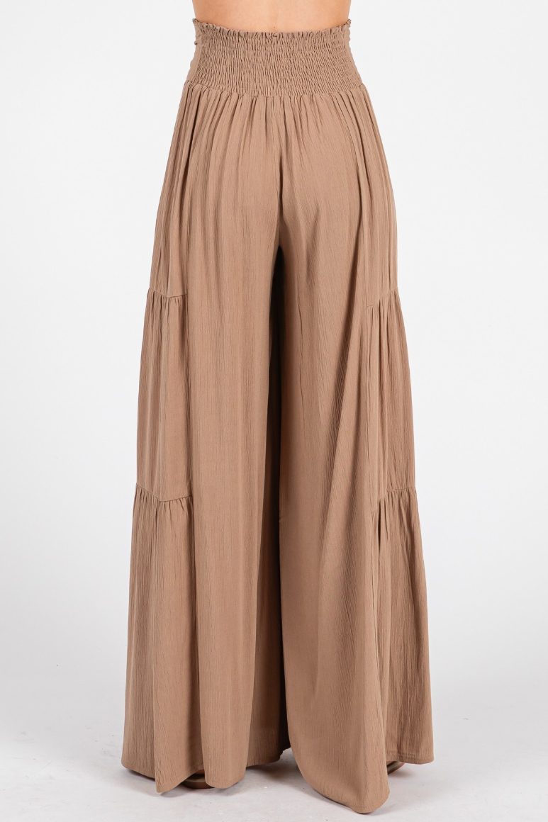 Pantalon Boho Ruffle Hemming Desert – foto 7