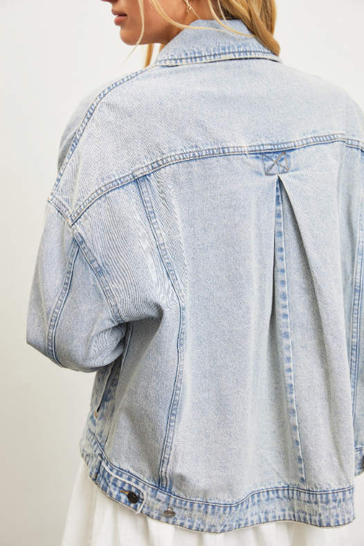 Jacket Denim Light Wash – foto 4