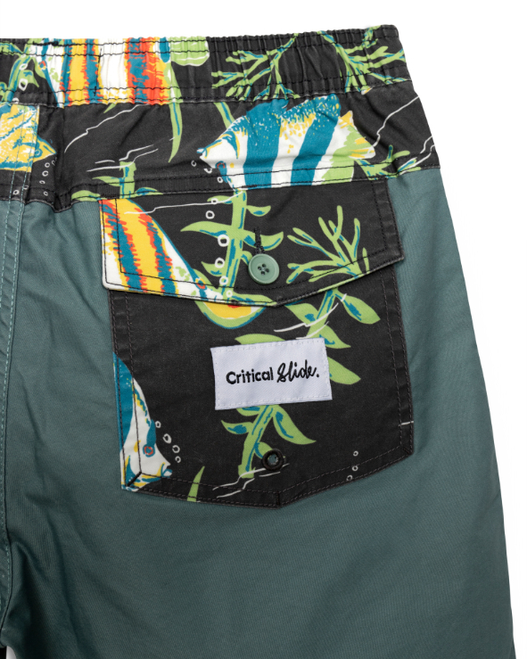 Pantaloneta TCSS Tropical Plain Jane 16" Green – foto 4