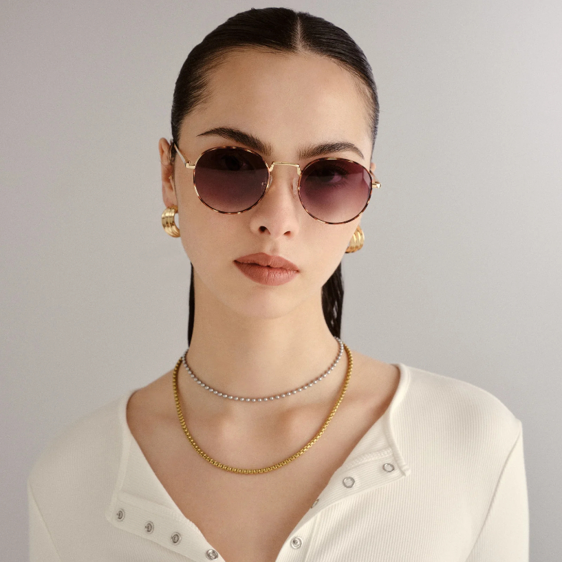 Lentes Le Specs Lost Legacy Gold/Tort – foto 4