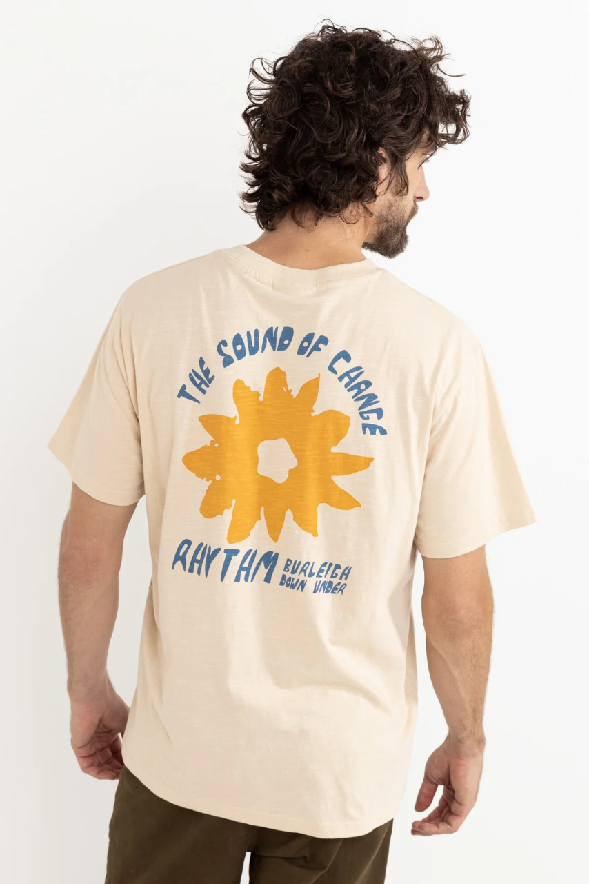 Camiseta Rhythm Down Under Slub Cream – foto 2
