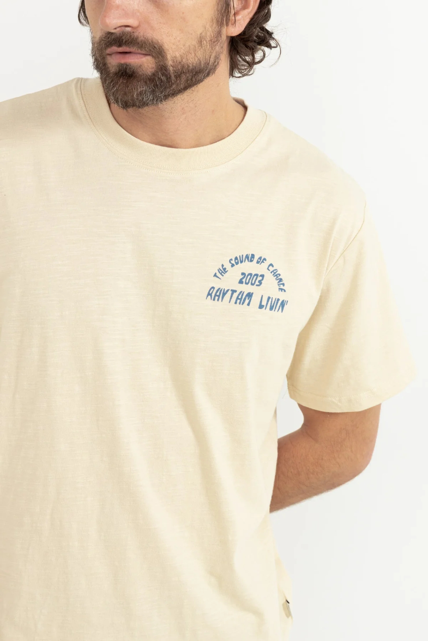 Camiseta Rhythm Down Under Slub Cream – foto 3