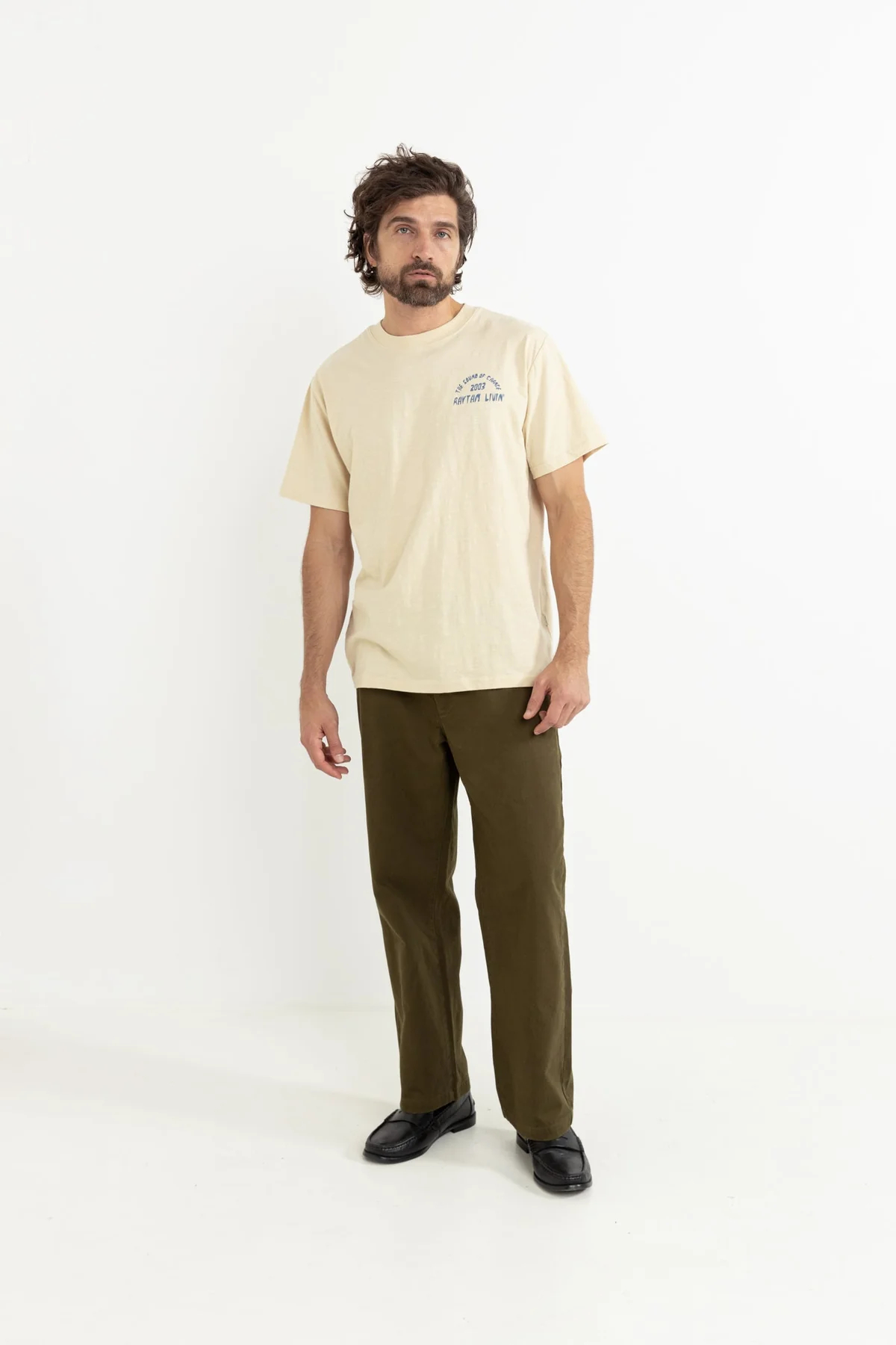 Camiseta Rhythm Down Under Slub Cream – foto 6