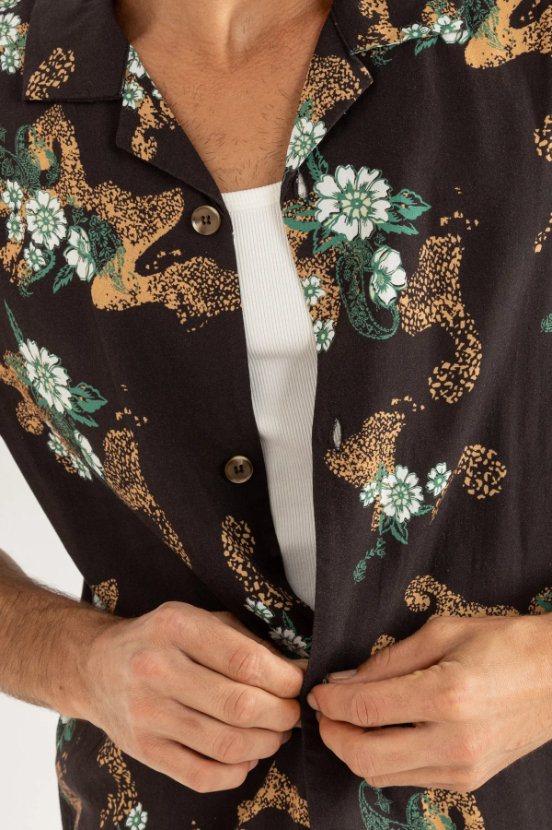 Camisa Rhythm Pollen Black – foto 3