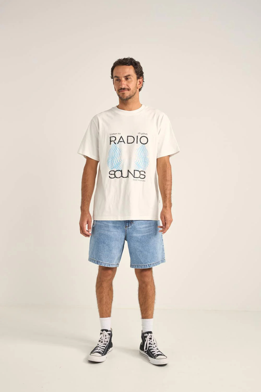 Short Rhythm Subtle Distress Blue – foto 4