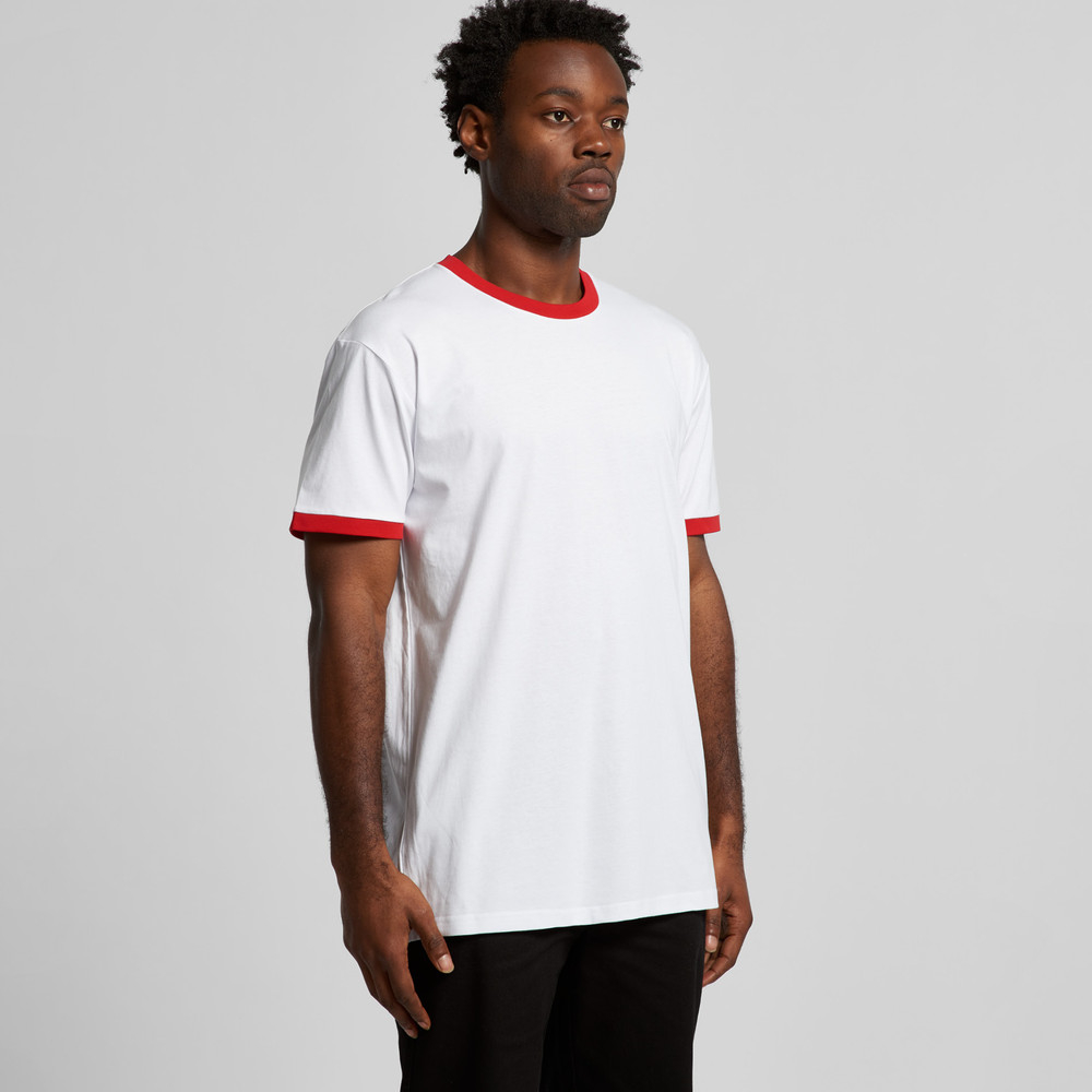 Staple Ringer Tee White/Black – foto 5