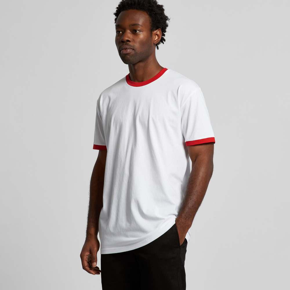 Staple Ringer Tee White/Black – foto 7