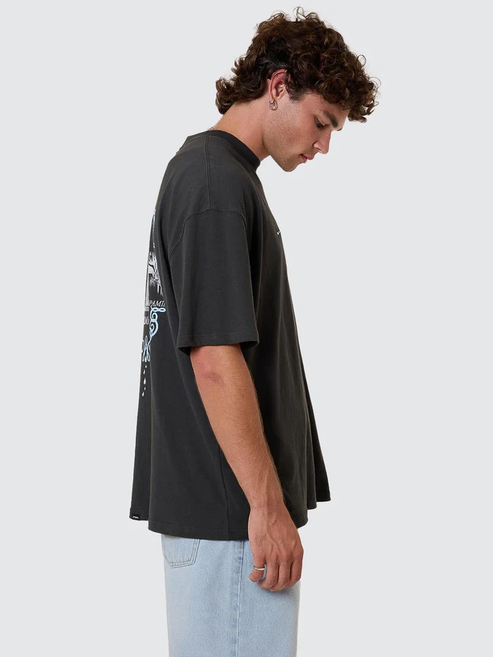Camiseta Thrills Inifinite Dopamine Box Oversize Pirate Black – foto 4