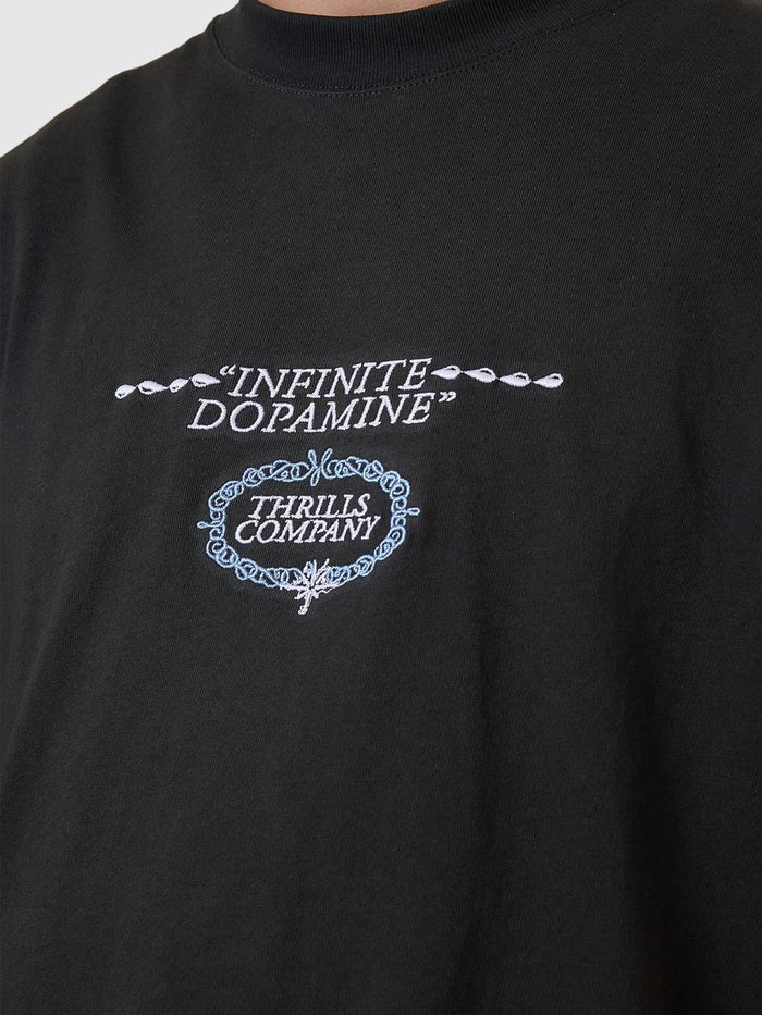 Camiseta Thrills Inifinite Dopamine Box Oversize Pirate Black – foto 6