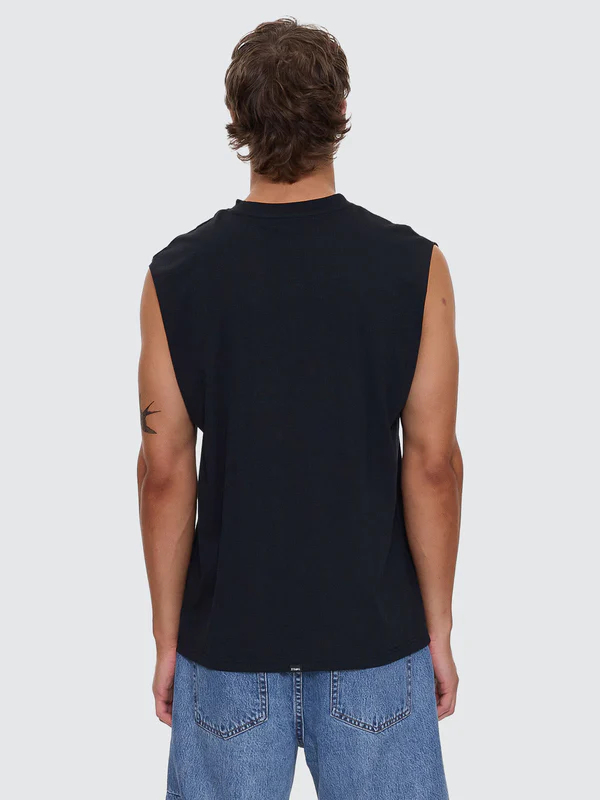 Camiseta MuscleThrills Paradise Before Anarchy Washed Black – foto 2