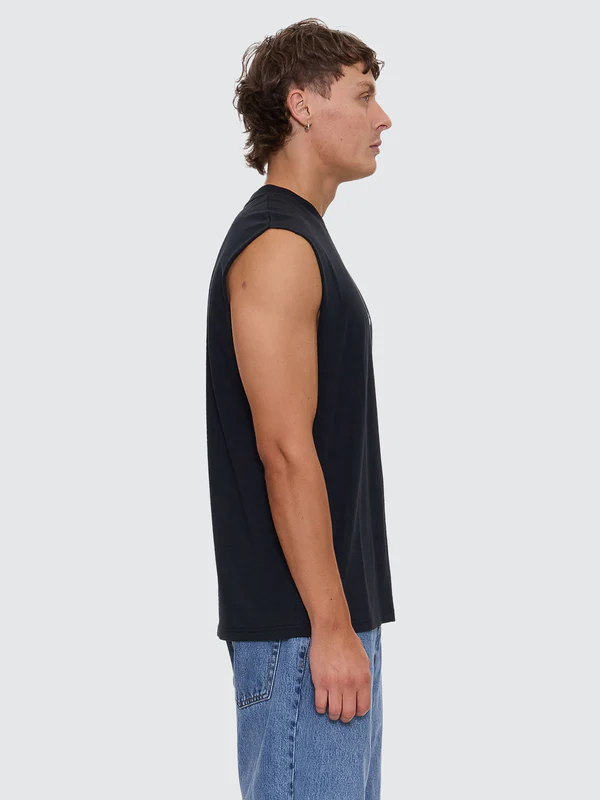 Camiseta MuscleThrills Paradise Before Anarchy Washed Black – foto 3