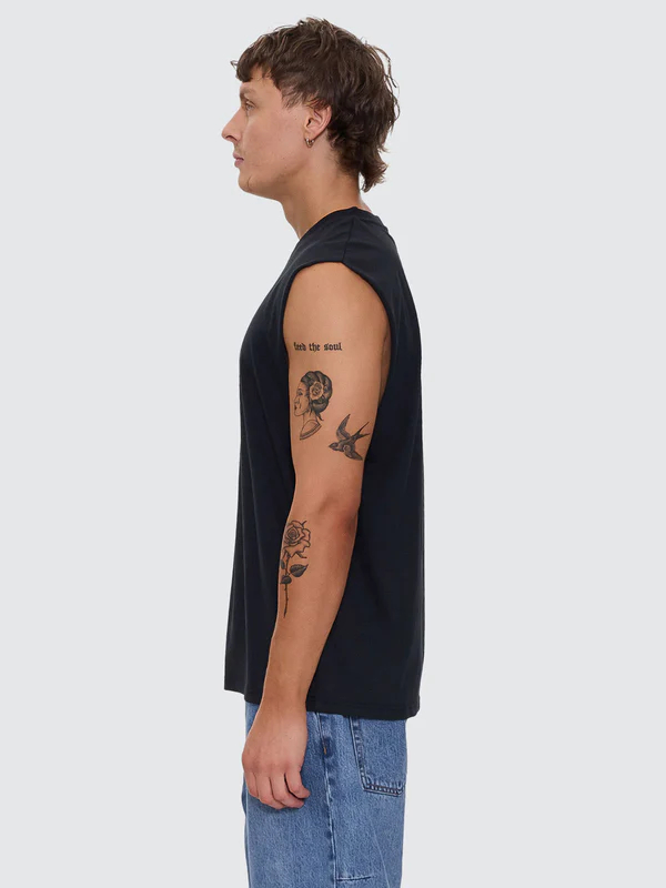 Camiseta MuscleThrills Paradise Before Anarchy Washed Black – foto 4