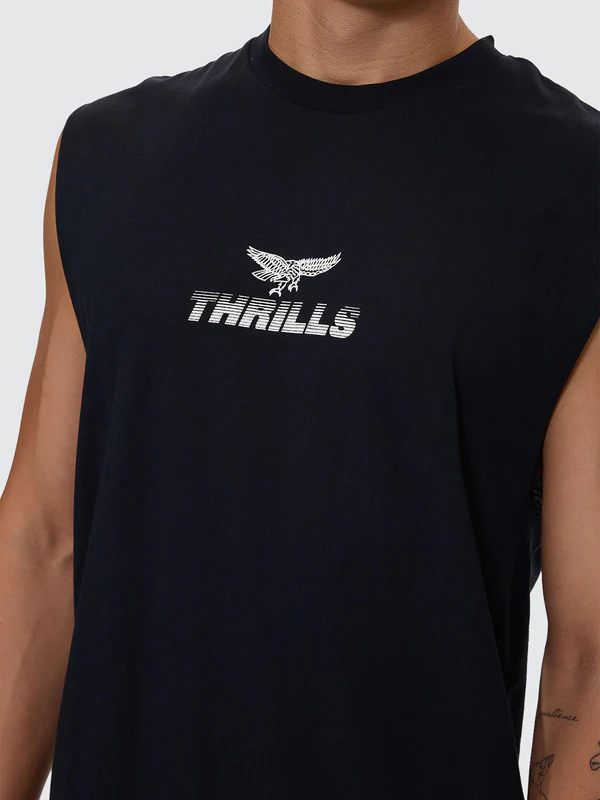 Camiseta MuscleThrills Paradise Before Anarchy Washed Black – foto 5