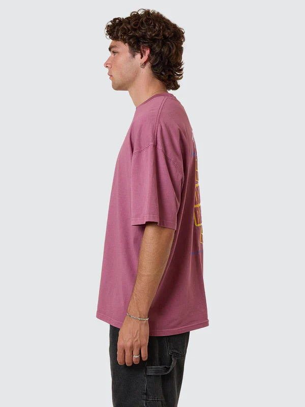 Camiseta Thrills Reality Dreams Box Oversize Delta Berry – foto 3