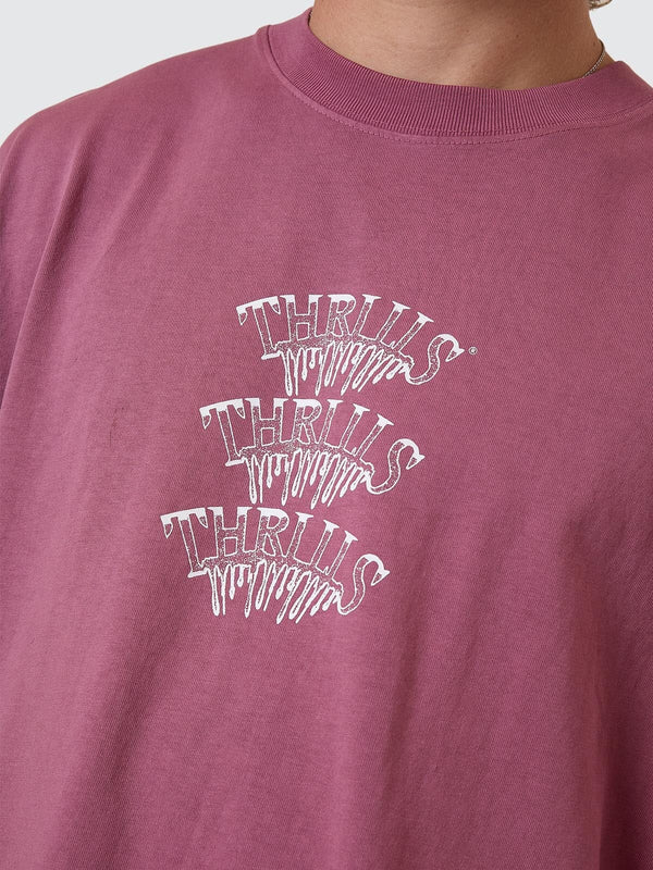 Camiseta Thrills Reality Dreams Box Oversize Delta Berry – foto 7
