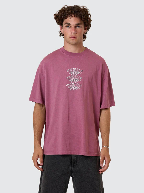Camiseta Thrills Reality Dreams Box Oversize Delta Berry – foto 8