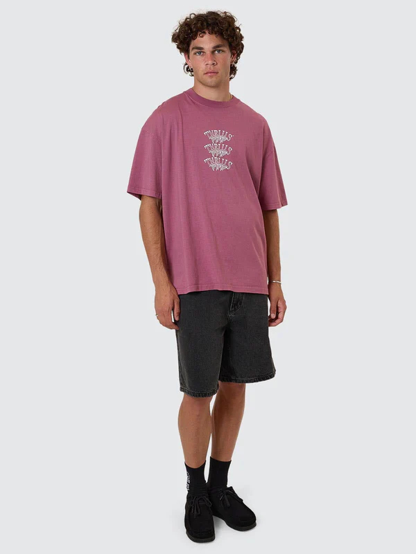 Camiseta Thrills Reality Dreams Box Oversize Delta Berry – foto 9