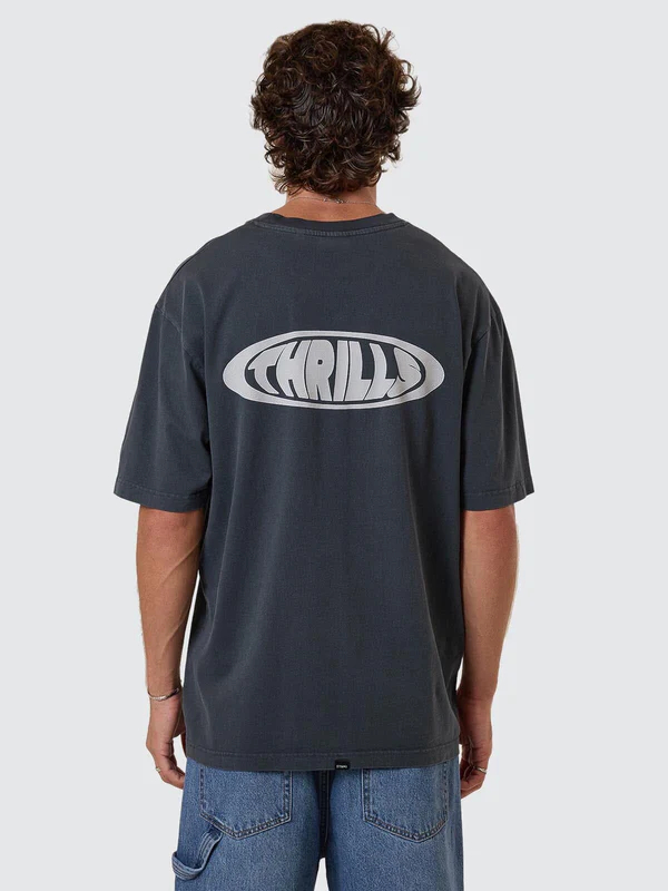 Camiseta Thrills Shadowless Oversize Fit Ebony – foto 2