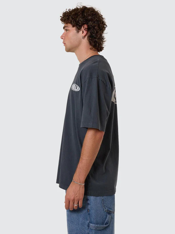 Camiseta Thrills Shadowless Oversize Fit Ebony – foto 3