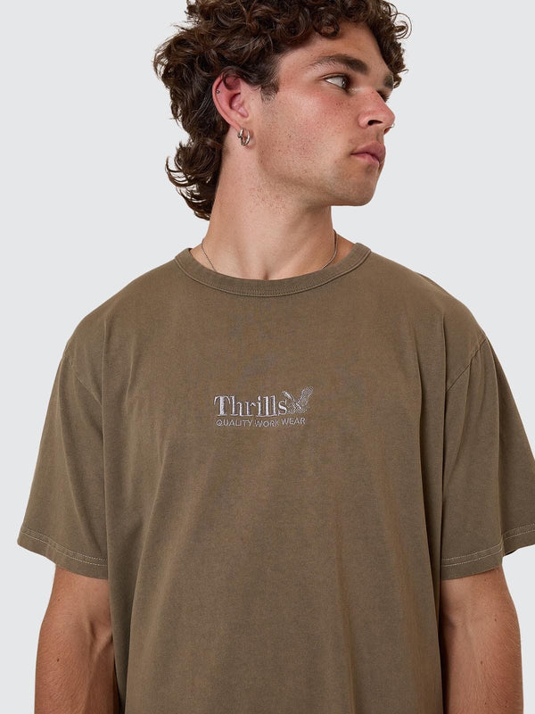Camiseta Thrills Workwear Embro Desert – foto 6