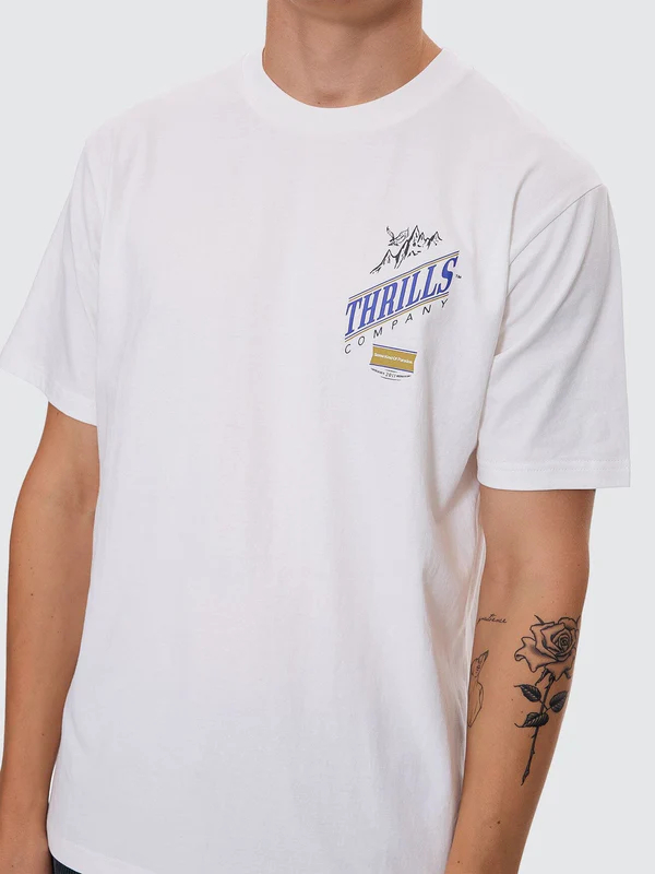 Camiseta Thrills When It Hits Your Lips Dirty White – foto 5