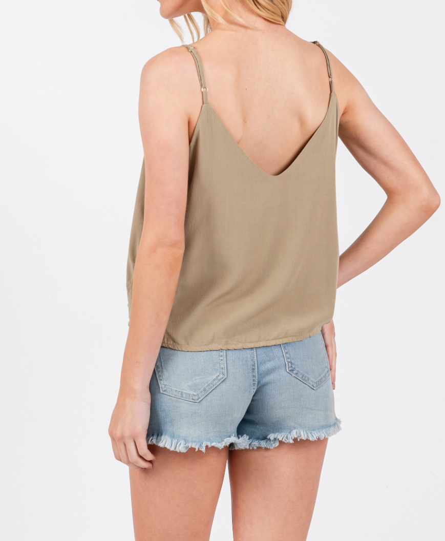 Blusa Cami Sage Green