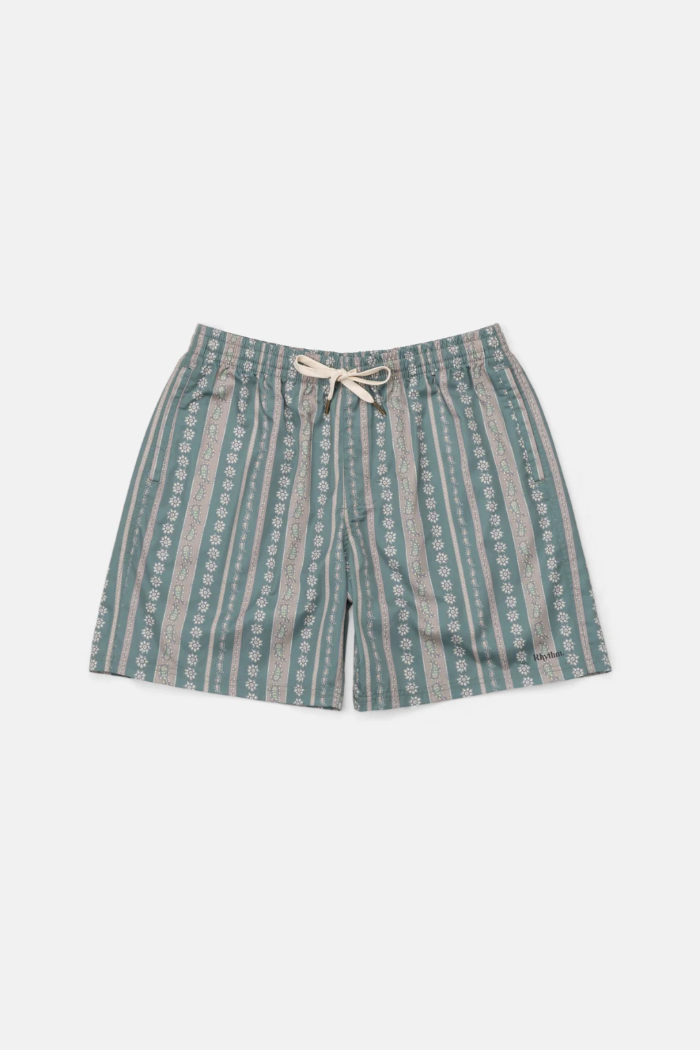 Pantaloneta Rhythm Paisley Stripe Olive – foto 5