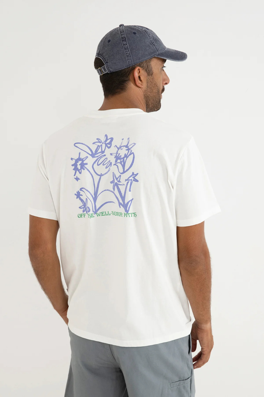 Camiseta Rhythm Old Growth Livin Vintage White – foto 2