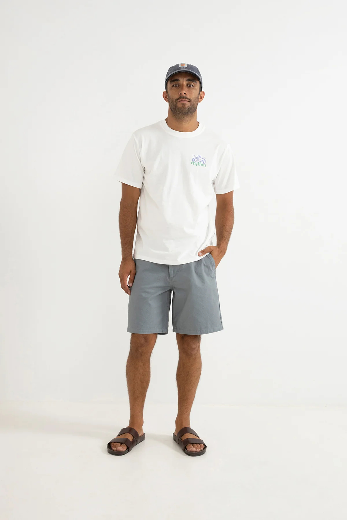 Camiseta Rhythm Old Growth Livin Vintage White – foto 4