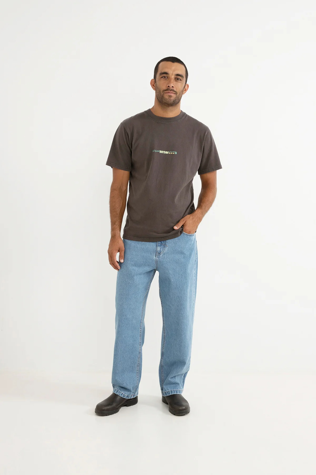 Camiseta Rhythm Subterranean Vintage Black – foto 4