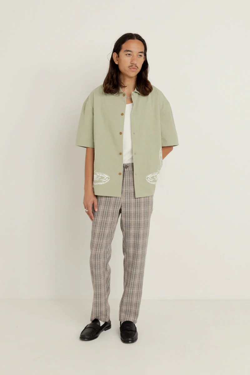 Camisa Rhythm Bowlo Vintage Green – foto 4