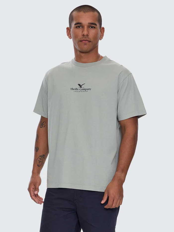 Camiseta Thrills A Haven Restless Dirty Sage – foto 3