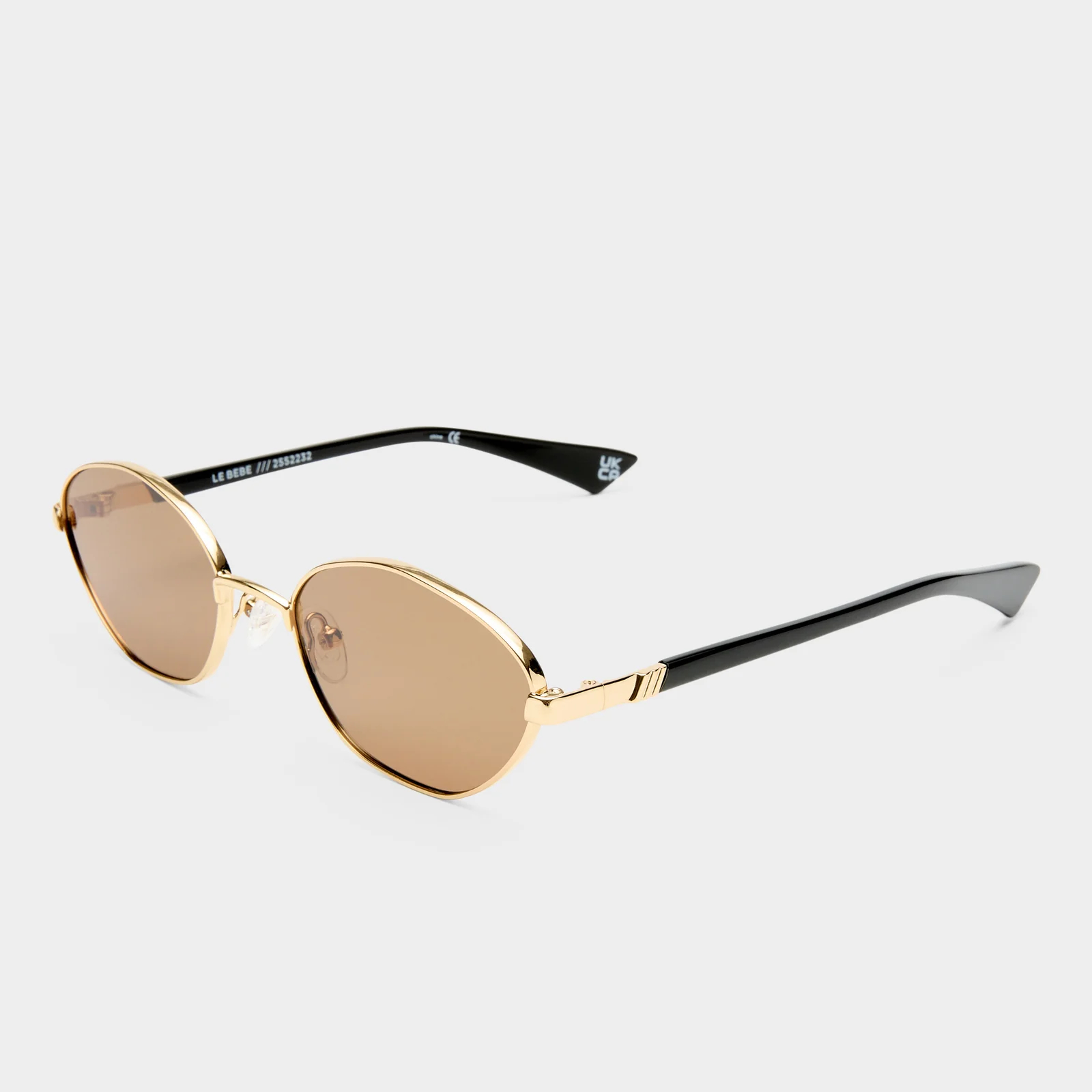 Lentes Le Specs Le Bebe Gold / Brown Mono