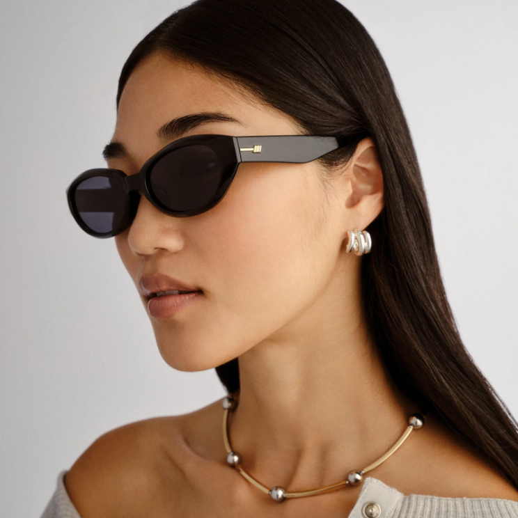 Lentes Le Specs Le Bijou Black / Smoke Mono – foto 6