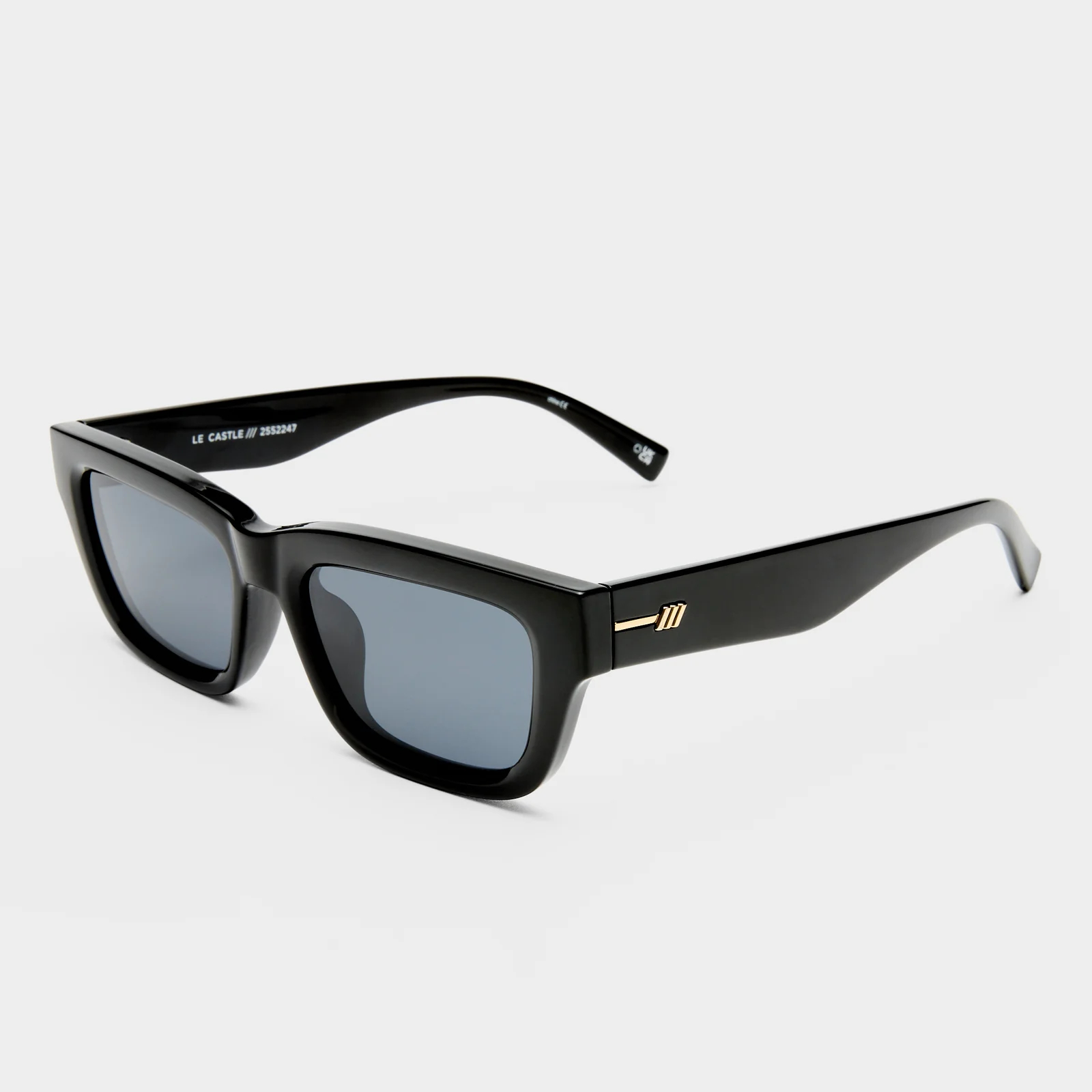 Lentes Le Specs Le Castle Black / Smoke Mono Polarized