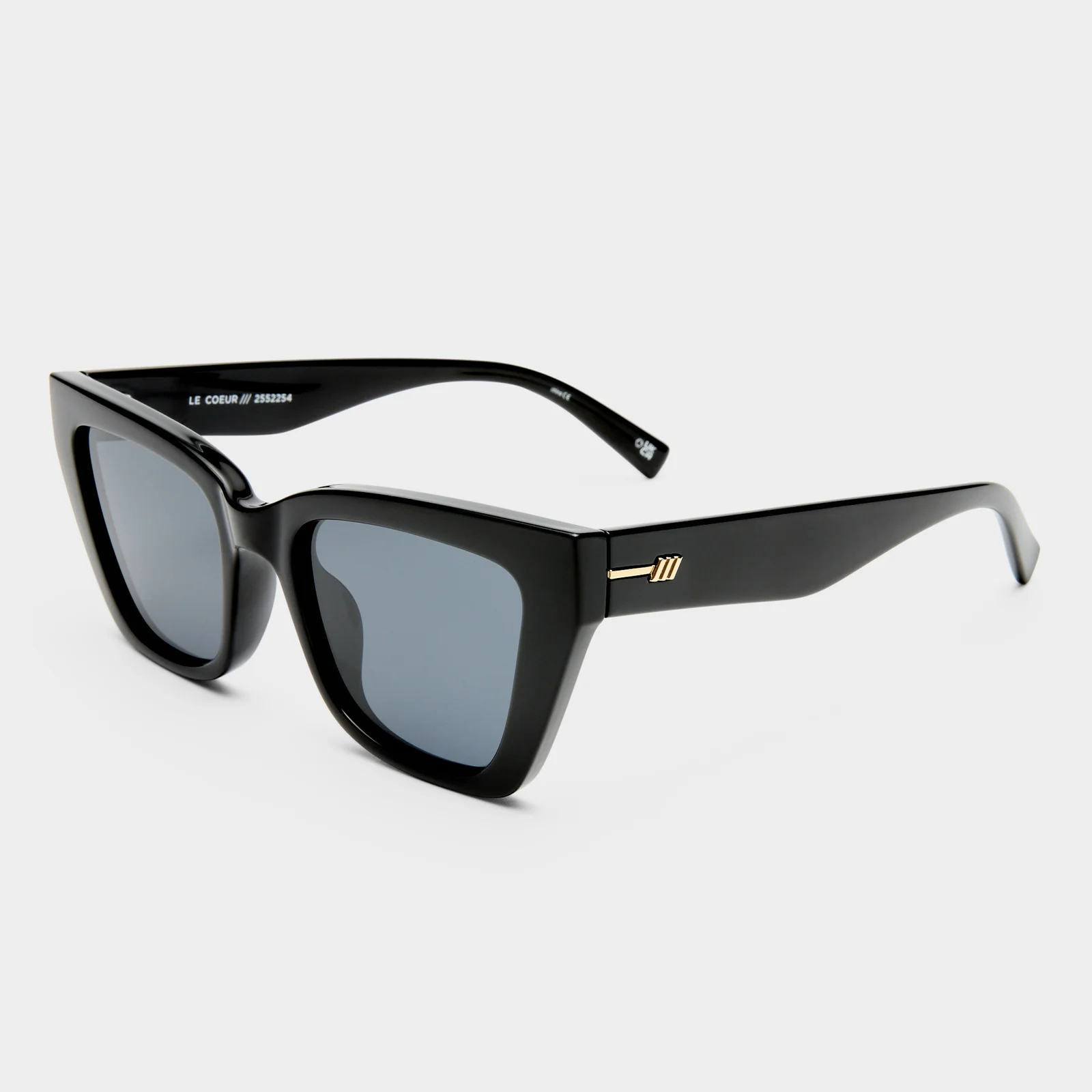 Lentes Le Specs Le Coeur Black / Smoke Mono