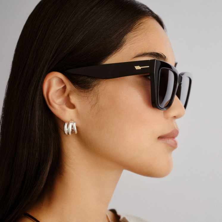 Lentes Le Specs Le Coeur Black / Smoke Mono – foto 5
