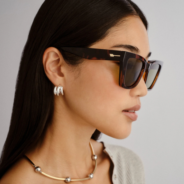 Lentes Le Specs Le Coeur Dark Tort / Moss – foto 5