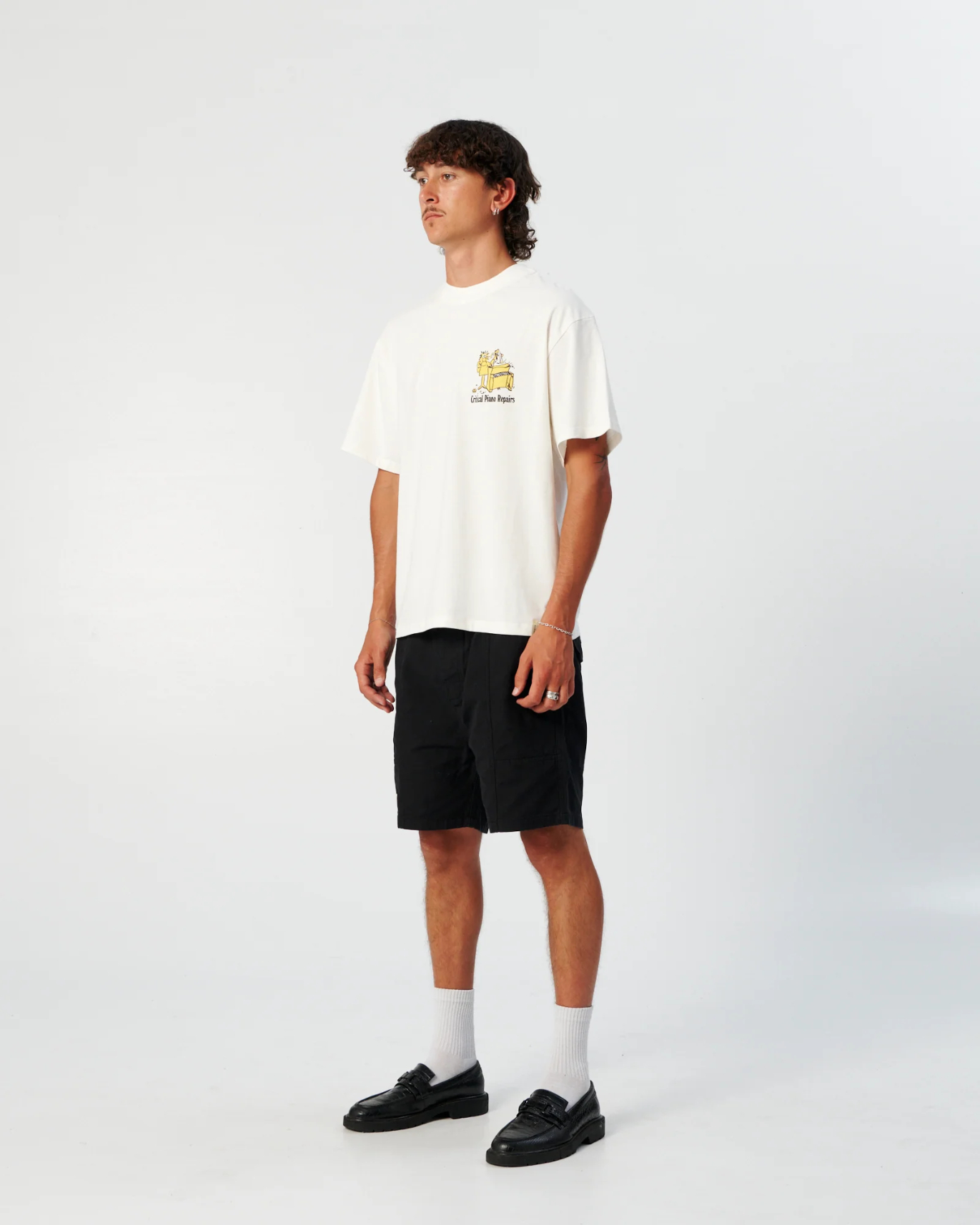 Camiseta TCSS Piano Repairs Vintage White – foto 5