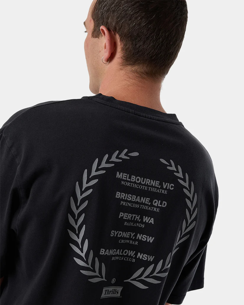Camiseta Thrills Speed Tour Oversize Washed Black – foto 7