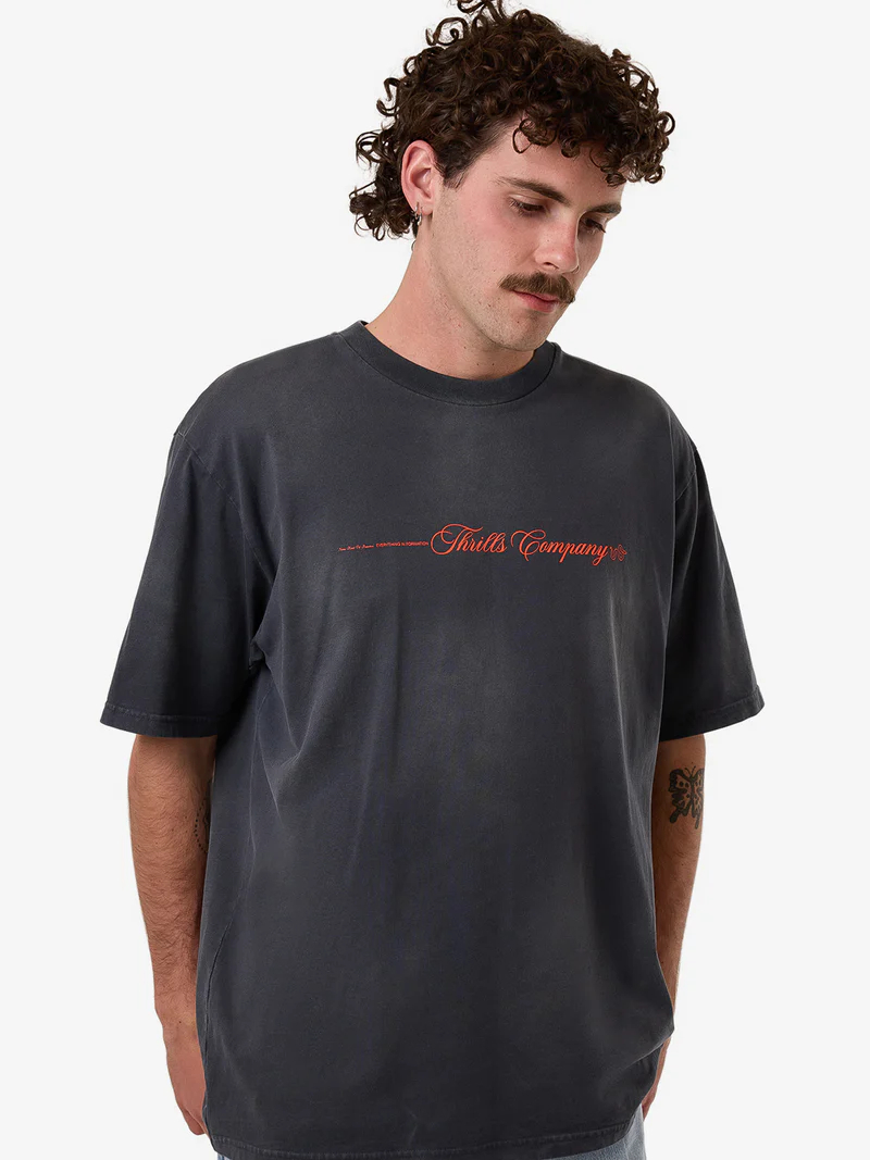 Camiseta Thrills Blends Oversize India Ink Fade – foto 3