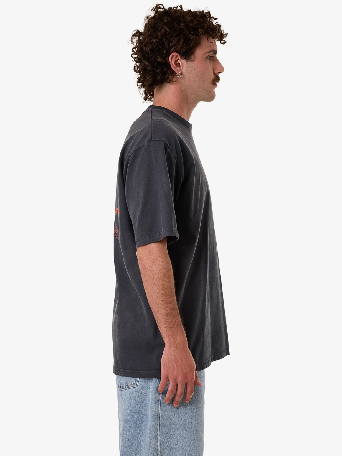Camiseta Thrills Blends Oversize India Ink Fade – foto 5