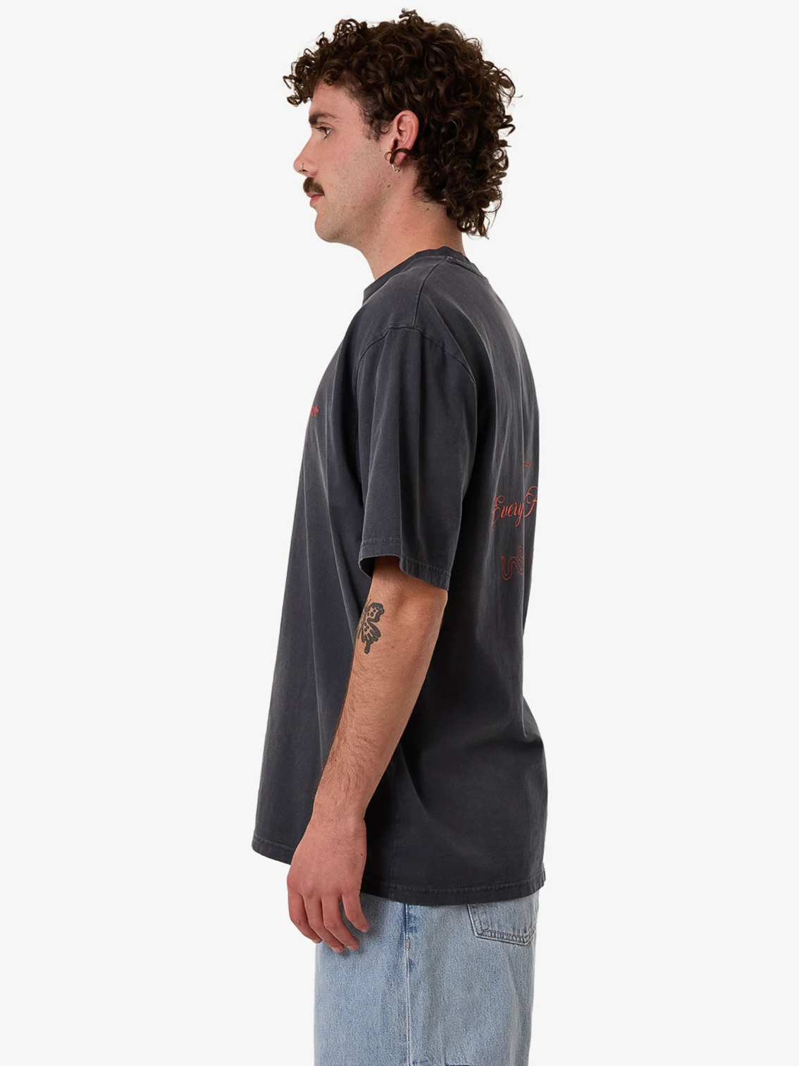 Camiseta Thrills Blends Oversize India Ink Fade – foto 6